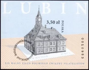 XIX Walny Zjazd Polskiego Związku Filatelistów blok numer 144A