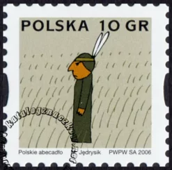 Polskie Abecadło znaczek numer 4108