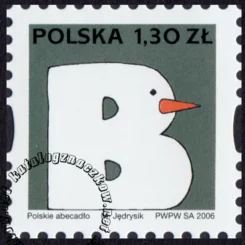 Polskie Abecadło znaczek numer 4114