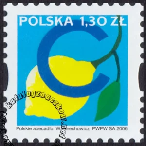 Polskie Abecadło znaczek numer 4115