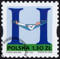 Polskie Abecadło znaczek numer 4118