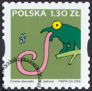 Polskie Abecadło znaczek numer 4119
