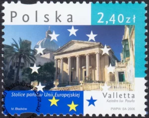 Stolice Państw Unii Europejskiej znaczek numer 4125