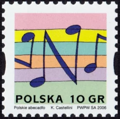 Polskie Abecadło znaczek numer 4131