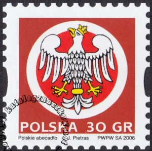 Polskie Abecadło znaczek numer 4134