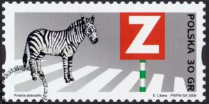Polskie Abecadło znaczek numer 4135