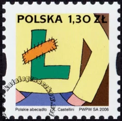 Polskie Abecadło znaczek numer 4138