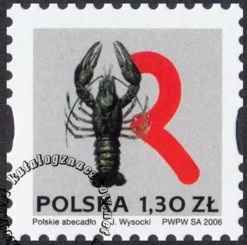 Polskie Abecadło znaczek numer 4139
