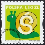 Polskie Abecadło znaczek numer 4141