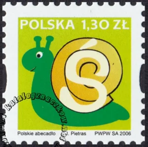 Polskie Abecadło znaczek numer 4141