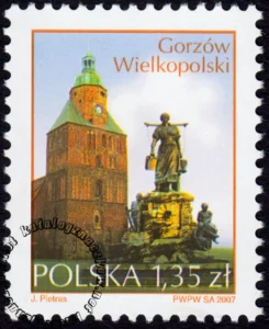 Miasta polskie - Gorzów Wielkopolski znaczek numer 4148