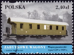 Zabytkowe Wagony znaczek numer 4161