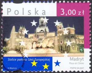 Stolice państw Unii Europejskiej znaczek numer 4186