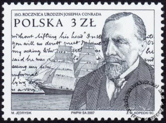 150 rocznica urodzin Josepha Conrada znaczek numer 4193