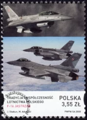 Tradycja i współczesność lotnictwa polskiego znaczek numer 4204