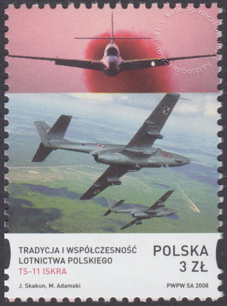 Tradycja i współczesność lotnictwa polskiego znaczek nr 4204
