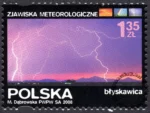 Zjawiska meteorologiczne znaczek numer 4206