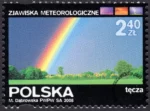 Zjawiska meteorologiczne znaczek numer 4207