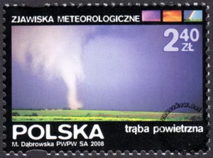 Zjawiska meteorologiczne znaczek numer 4208