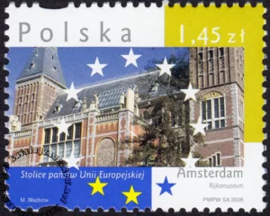 Stolice Państw Unii Europejskiej znaczek numer 4243