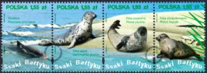 Ssaki Bałtyku znaczki numer 4283-4286
