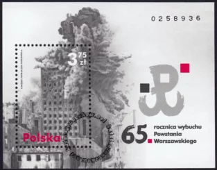 65 rocznica wybuchu Powstania Warszawskiego blok numer 154