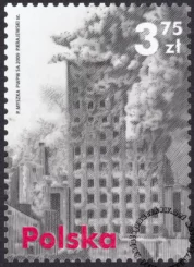 65 rocznica wybuchu Powstania Warszawskiego znaczek numer 4287