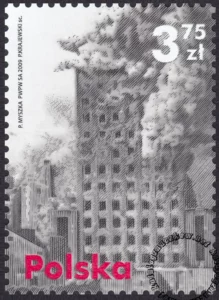 65 rocznica wybuchu Powstania Warszawskiego znaczek numer 4287