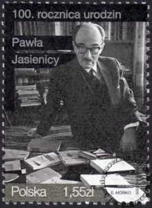 100 rocznica urodzin Pawła Jasienicy znaczek numer 4308
