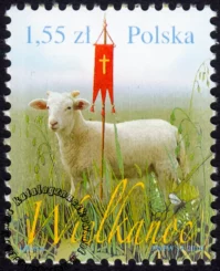 Wielkanoc znaczek numer 4324