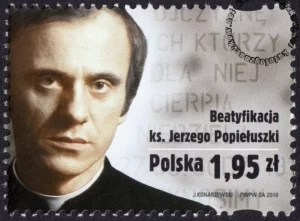 Beatyfikacja ks. Jerzego Popiełuszki znaczek numer 4336