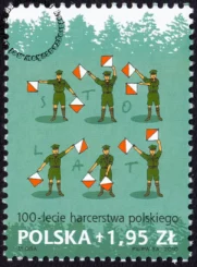 100-lecie harcerstwa polskiego znaczek numer 4340