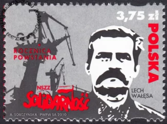 30 rocznica powstania NSZZ Solidarność znaczek numer 4341