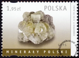 Minerały Polski znaczek numer 4343