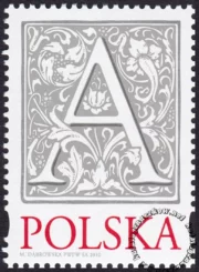 Znaczek pocztowy z oznaczeniem literowym A emisji obiegowej, z przywieszką do personalizacji znaczek numer 4349