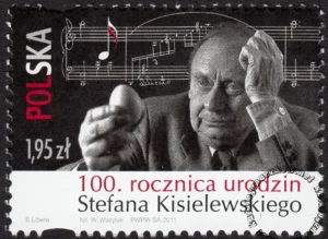 100 rocznica urodzin Stefana Kisielewskiego znaczek numer 4360