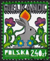Wielkanoc znaczek numer 4362