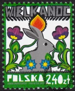 Wielkanoc znaczek numer 4362