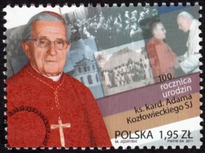 100 rocznica urodzin ks. kard. Adama Kozłowieckiego znaczek numer 4363