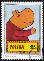 Gapiszon, Kwapiszon, Gucio i Cezar znaczek numer 4372