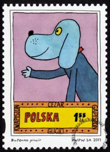 Gapiszon, Kwapiszon, Gucio i Cezar znaczek numer 4373