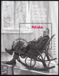 100 rocznica urodzin Czesława Miłosza blok numer 161