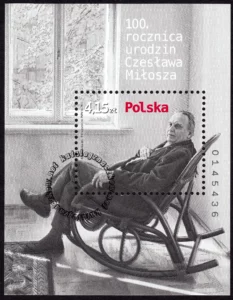 100 rocznica urodzin Czesława Miłosza blok numer 161