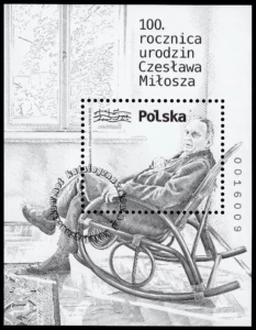100 rocznica urodzin Czesława Miłosza blok numer 161C