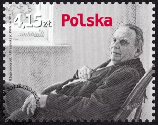100 rocznica urodzin Czesława Miłosza znaczek numer 4377