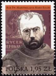 Rok Św. Maksymiliana Marii Kolbe znaczek numer 4378