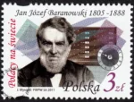 Polacy na świecie - Jan Józef Baranowski znaczek numer 4381