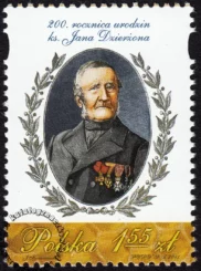 200 rocznica urodzin ks. Jana Dzierżona znaczek numer 4383