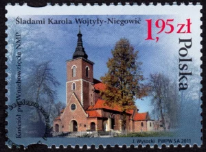 Śladami Karola Wojtyły - Niegowić znaczek numer 4384