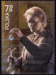 100-lecie Nagrody Nobla z chemii dla Marii Skłodowskiej-Curie znaczek numer 4391